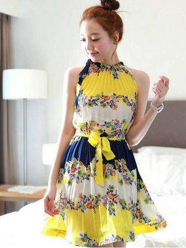 Vestido Floral Chiffon