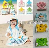 Toalha de banho com capuz infantil.